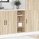 vidaXL Dulap inferior "Riga", stejar sonoma, 30x44,5x81,5 cm