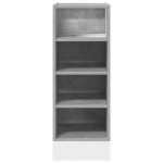 vidaXL Dulap inferior "Riga", gri beton, 30x44,5x81,5 cm, PAL