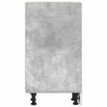 vidaXL Dulap inferior "Riga", gri beton, 30x44,5x81,5 cm, PAL