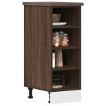 vidaXL Dulap inferior "Riga" stejar maro 30x44,5x81,5 cm