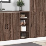 vidaXL Dulap inferior "Riga" stejar maro 30x44,5x81,5 cm