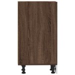vidaXL Dulap inferior "Riga" stejar maro 30x44,5x81,5 cm