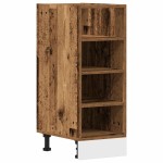 vidaXL Dulap inferior "Riga", lemn vechi, 30x44,5x81,5 cm