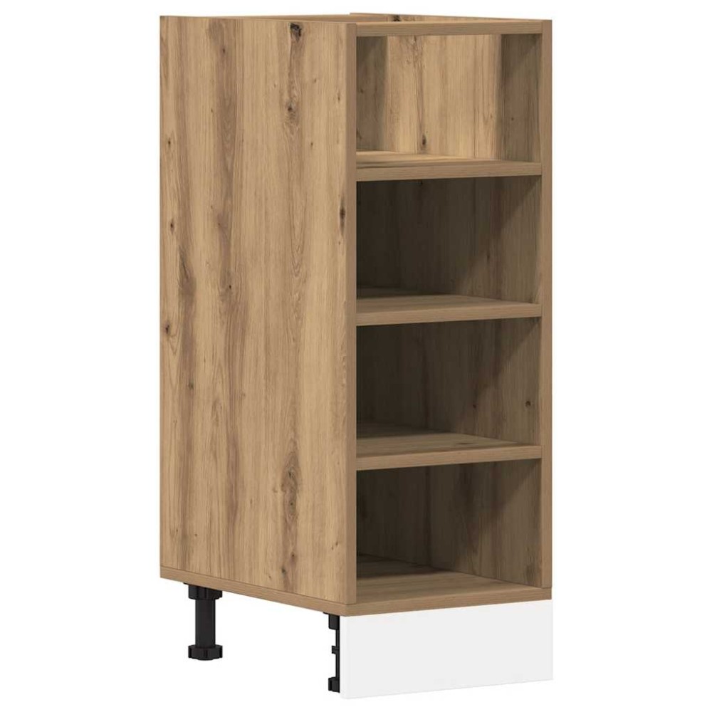 vidaXL Dulap inferior "Riga" stejar artizanal,30x44,5x81,5 cm