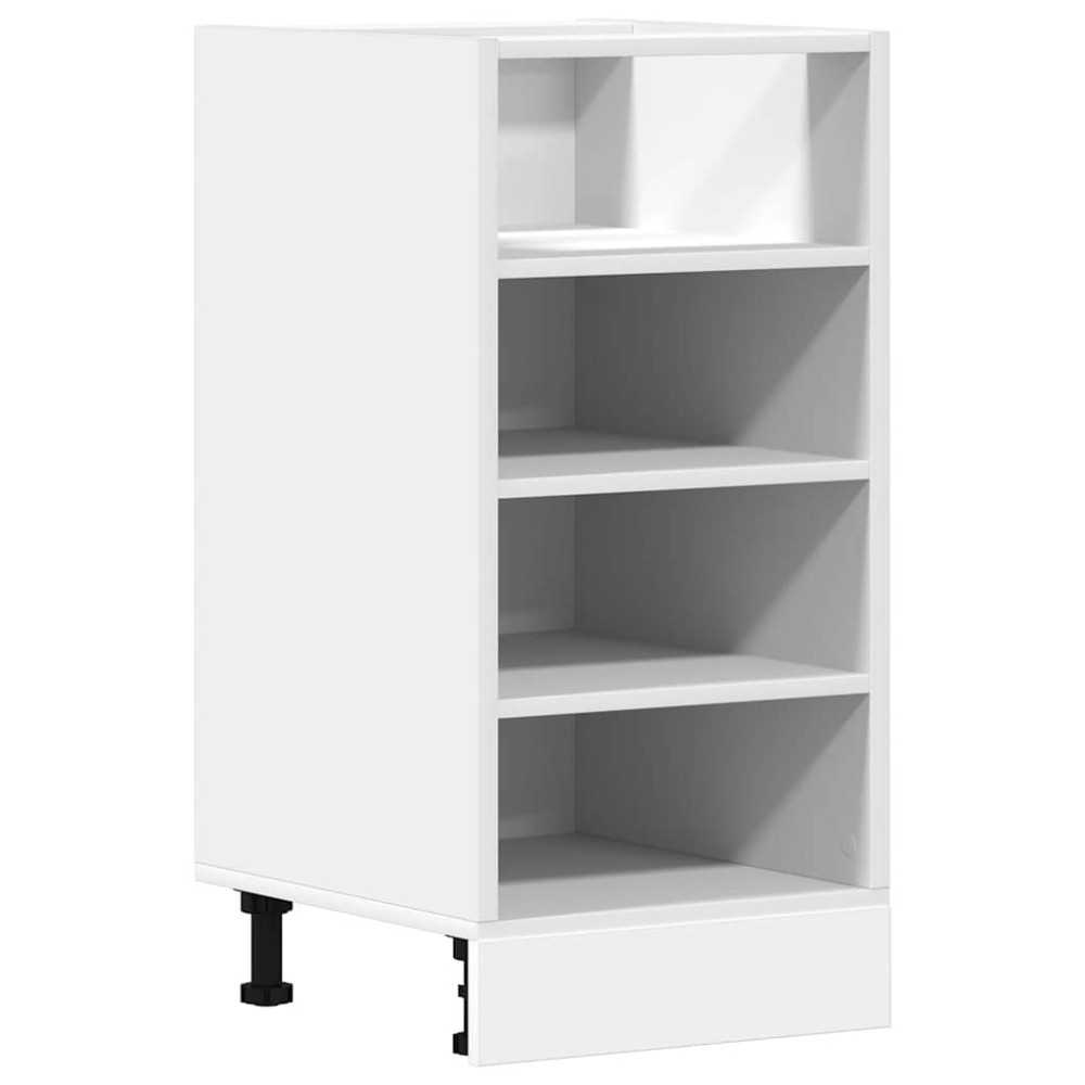vidaXL Dulap inferior "Riga" alb 40x44,5x81,5 cm lemn prelucrat
