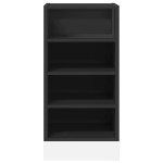 vidaXL Dulap inferior "Riga", negru, 40x44,5x81,5 cm, PAL