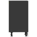vidaXL Dulap inferior "Riga", negru, 40x44,5x81,5 cm, PAL
