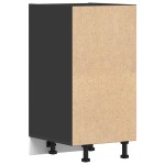 vidaXL Dulap inferior "Riga", negru, 40x44,5x81,5 cm, PAL