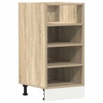 vidaXL Dulap inferior "Riga", stejar sonoma, 40x44,5x81,5 cm vidaXL Dulap inferior "Riga", stejar sonoma, 40x44,5x81,5 cm