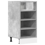 vidaXL Dulap inferior "Riga", gri beton, 40x44,5x81,5 cm, PAL