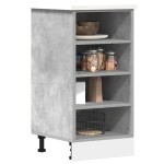 vidaXL Dulap inferior "Riga", gri beton, 40x44,5x81,5 cm, PAL