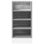 vidaXL Dulap inferior "Riga", gri beton, 40x44,5x81,5 cm, PAL