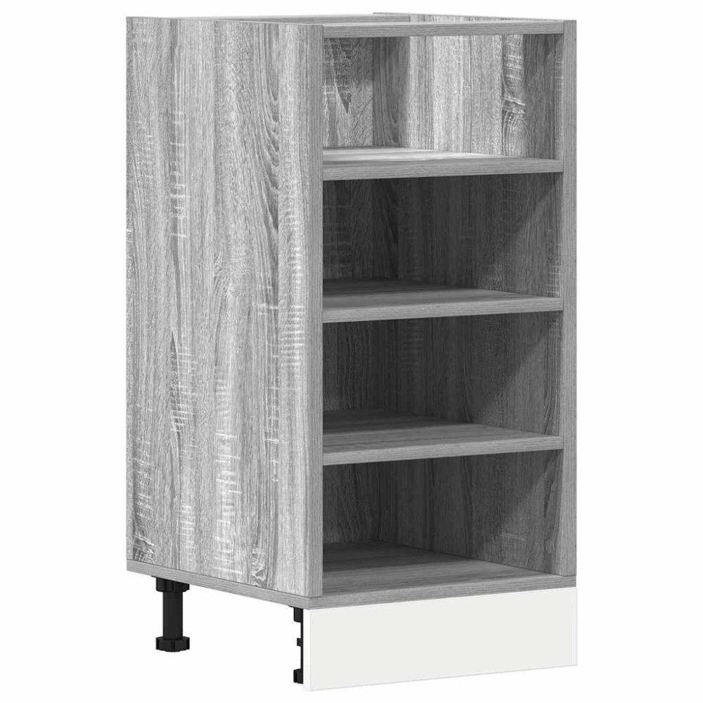 vidaXL Dulap inferior "Riga", gri sonoma, 40x44,5x81,5 cm