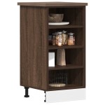 vidaXL Dulap inferior "Riga" stejar maro 40x44,5x81,5 cm vidaXL Dulap inferior "Riga" stejar maro 40x44,5x81,5 cm