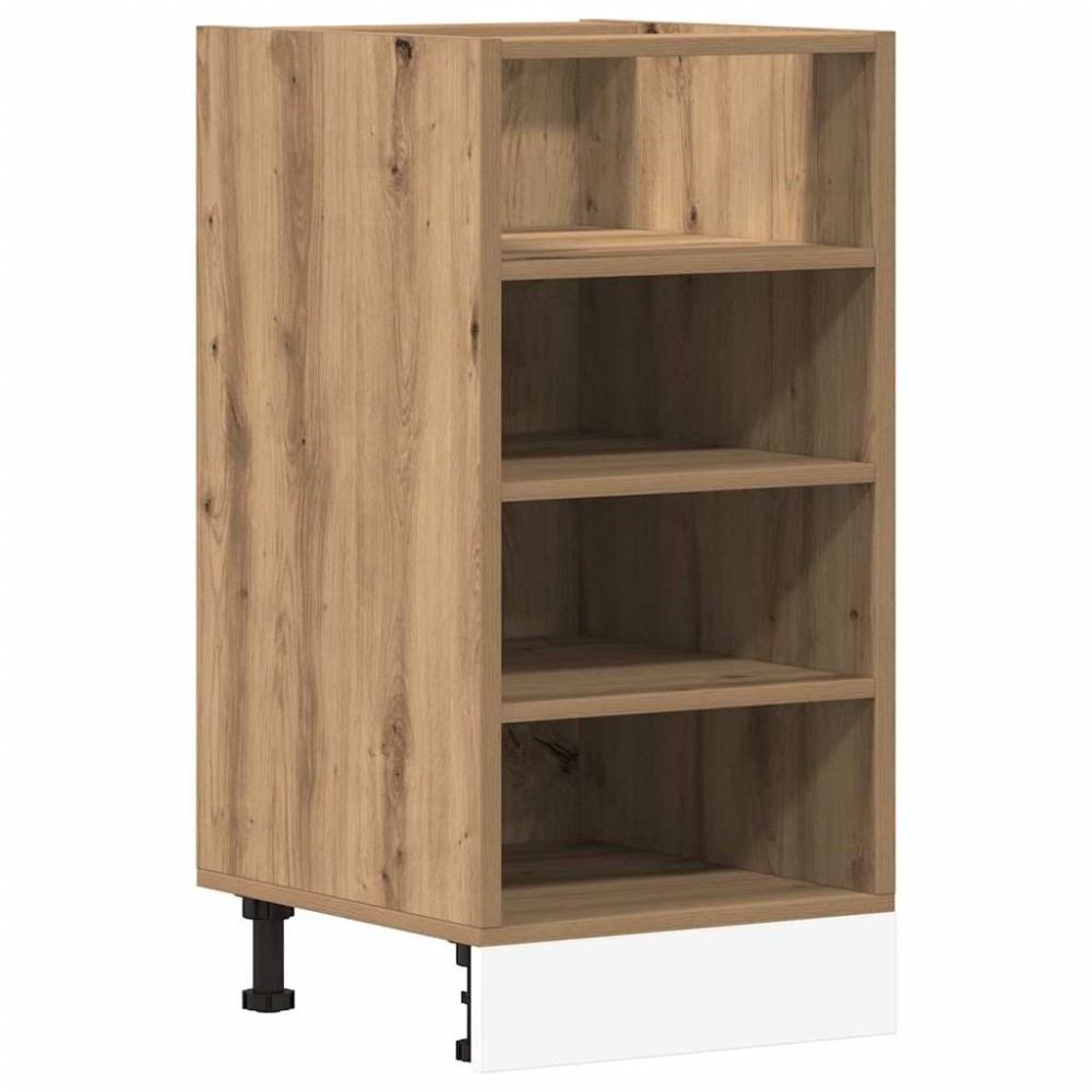 vidaXL Dulap inferior "Riga" stejar artizanal,40x44,5x81,5 cm
