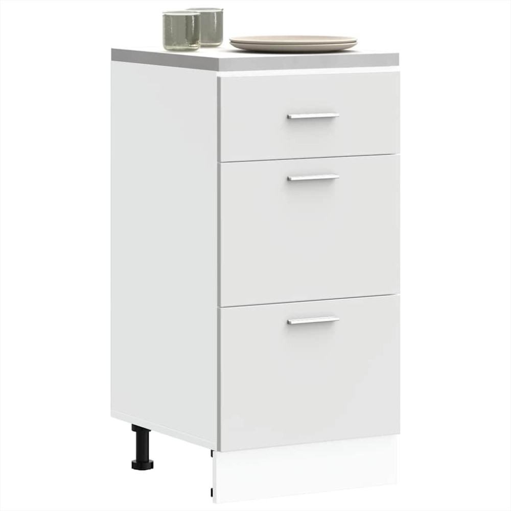 vidaXL Dulap inferior “Lyon” alb 40x46x81,5 cm lemn prelucrat