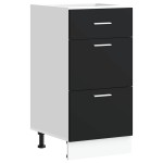 vidaXL Dulap inferior “Lyon” negru 40x46x81,5 cm Lemn prelucrat vidaXL Dulap inferior “Lyon” negru 40x46x81,5 cm Lemn prelucrat