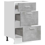 vidaXL Dulap inferior “Lyon” Beton gri 40x46x81,5 cm Lemn prelucrat