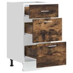 vidaXL Dulap inferior “Lyon” stejar afumat 40x46x81,5 cm