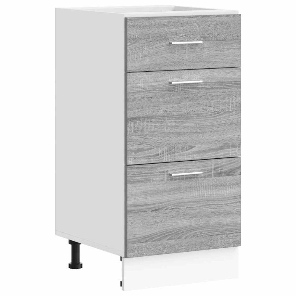 vidaXL Dulap inferior “Lyon” gri Sonoma 40x46x81,5 cm Lemn prelucrat