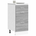 vidaXL Dulap inferior “Lyon” gri Sonoma 40x46x81,5 cm Lemn prelucrat