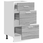 vidaXL Dulap inferior “Lyon” gri Sonoma 40x46x81,5 cm Lemn prelucrat