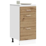 vidaXL Dulap inferior “Lyon” Artisan Stejar 40x46x81,5 cm
