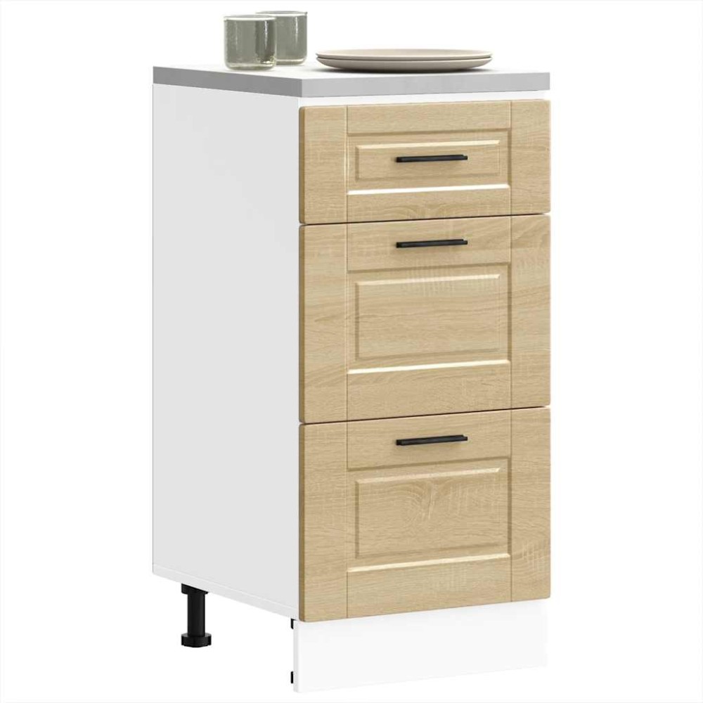 vidaXL Dulap de bază de bucătărie „Porto” din lemn de stejar Sonoma