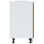 vidaXL Dulap de bază de bucătărie „Porto” din lemn de stejar maro