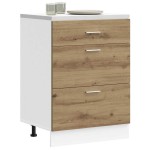 vidaXL Dulap de bază de bucătărie “Lyon” Artisan Stejar din vidaXL Dulap de bază de bucătărie “Lyon” Artisan Stejar din