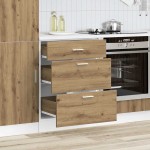 vidaXL Dulap de bază de bucătărie “Lyon” Artisan Stejar din vidaXL Dulap de bază de bucătărie “Lyon” Artisan Stejar din