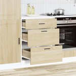 vidaXL Dulap de bază de bucătărie „Porto” din lemn de stejar Sonoma