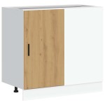 vidaXL Dulap de bază pentru bucătărie “Lyon” Artisan Stejar din