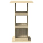 vidaXL Masă bar cu depozitare stejar sonoma 60x60x102cm lemn prelucrat vidaXL Masă bar cu depozitare stejar sonoma 60x60x102cm lemn prelucrat