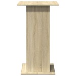 vidaXL Masă bar cu depozitare stejar sonoma 60x60x102cm lemn prelucrat vidaXL Masă bar cu depozitare stejar sonoma 60x60x102cm lemn prelucrat