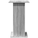 vidaXL Masă bar cu depozitare sonoma gri, 60x60x102 cm, lemn prelucrat vidaXL Masă bar cu depozitare sonoma gri, 60x60x102 cm, lemn prelucrat