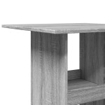 vidaXL Masă bar cu depozitare sonoma gri, 60x60x102 cm, lemn prelucrat vidaXL Masă bar cu depozitare sonoma gri, 60x60x102 cm, lemn prelucrat
