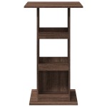 vidaXL Masă bar cu depozitare stejar maro 60x60x102 cm lemn prelucrat vidaXL Masă bar cu depozitare stejar maro 60x60x102 cm lemn prelucrat