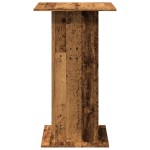 vidaXL Masă bar cu depozitare lemn vechi, 60x60x102 cm, lemn prelucrat vidaXL Masă bar cu depozitare lemn vechi, 60x60x102 cm, lemn prelucrat