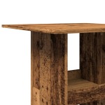 vidaXL Masă bar cu depozitare lemn vechi, 60x60x102 cm, lemn prelucrat vidaXL Masă bar cu depozitare lemn vechi, 60x60x102 cm, lemn prelucrat