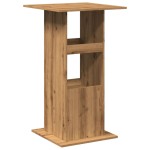 vidaXL Masă de bar cu depozitare, stejar artizanal, 60x60x102 cm, lemn
