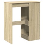 vidaXL Masă bar cu raft stejar Sonoma 90x47,5x103,5 cm lemn prelucrat