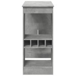 vidaXL Masă de bar cu raft gri beton 90x47,5x103,5 cm lemn prelucrat