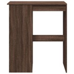 vidaXL Masă bar cu rafturi stejar maro 90x47,5x103,5 cm lemn prelucrat