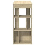 vidaXL Masă de bar cu rafturi, stejar sonoma, 102x50x103,5 cm, lemn vidaXL Masă de bar cu rafturi, stejar sonoma, 102x50x103,5 cm, lemn
