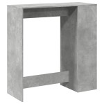 vidaXL Masă de bar cu rafturi gri beton 101x40x103,5 cm lemn prelucrat vidaXL Masă de bar cu rafturi gri beton 101x40x103,5 cm lemn prelucrat