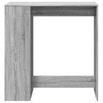 vidaXL Masă bar cu rafturi, gri sonoma, 101x40x103,5 cm lemn prelucrat