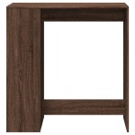 vidaXL Masă bar cu rafturi, stejar maro 101x40x103,5 cm lemn prelucrat