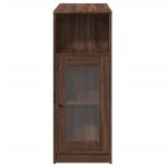 vidaXL Masă bar cu rafturi, stejar maro 101x40x103,5 cm lemn prelucrat