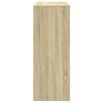 vidaXL Masă bar cu rafturi stejar sonoma 90x40x103,5 cm lemn prelucrat